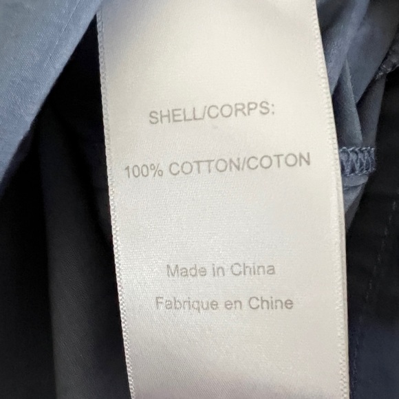 Tory Burch Cotton Brigitte Button Down Military Style Shirt Blouse. - Picture 3 of 5